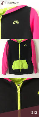 Black And Neon Green Hoodie Nike Sb Zip Up Black Neon Pink And Neon Green Green Zip Up Hoodies Zip Ups Clothes Design