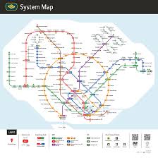 To make displaying 124 large maps easier. New Mrt Map Launched With Circle Line As Focal Point Cna