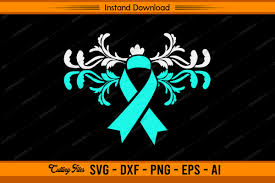 The history of the cancer ribbon. Ovarian Cancer Awareness Ribbon Graphic By Sketchbundle Creative Fabrica