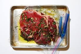 To marinate (with a t) is to soak food in a marinade. Everything You Need To Know About Marinating Meat The Seattle Times