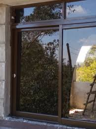 Frosted glass sliding door for bathroom installation. One Stop Shop For Automobile And Building Glass Husseini Glass K Ltd