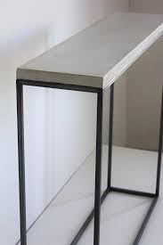 Concrete Console Table Narrow Console Table Concrete Table Etsy In 2020 Narrow Console Table Concrete Table Furniture