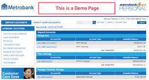 Go to the website of y. Metrobank Direct Online Guide A Two Minute Read