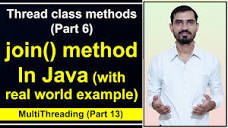 join() Method in Java Multithreading by Deepak || Thread class ...