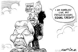 South africa's anc party has picked a fight with zapiro, one of the country's most celebrated political cartoonists, over the portrayal of president jacob zuma as an erect penis. Zapiro Jacob Zuma And His Predecessors The Mail Guardian