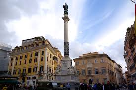 Image result for Photo of Pope Francis at Piazza Spagna