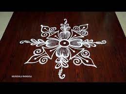 Simple Designs For Muggulu Simple rangoli design with points are most commonly practiced by mugga by girls. simple designs for muggulu