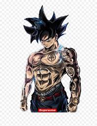 Goku drip refers to a series of fan art depicting dragon ball characters wearing hypebeast clothing, and most notably an artwork of character goku wearing a supreme shirt and a jacket with by any. Animated Supreme Hypebeast Logo Logodix Dragon Ball Z Cool Png Anime Characters Png Free Transparent Png Images Pngaaa Com