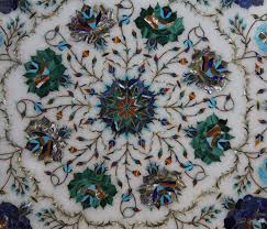 The Art Of Marble Inlay Is A Traditional Form Of Art Which Is Confined To The Muslim Community Of Agra India Taj Maha Marble Inlay Taj Mahal India Agra India