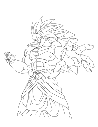 Goku and friends are fresh from the tournament. Broly Coloring Pages Coloring Home