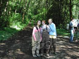Versatile comfort for female anglers, engineered for optimal performance—explore durable fishing waders for women at patagonia.com. The Girls Show Off Their Stylish Waders Tracy Crews Flickr