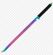 Transparent background minecraft diamond sword png. Rainbow Sword Png Image With Transparent Background Toppng