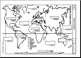 Welt Kontinente Ozeane Gratis Geografie Arbeitsblatt 8500 Kostenlose Lernhilfen Allgemeinbildung Ch