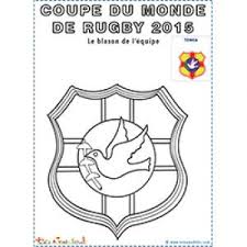 Colorie le short, les manches et le col de l'équipement du joueur en bordeaux. Rugby Coloriages Sur Le Rugby Tete A Modeler