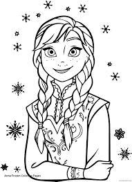 Kristoff from disney frozen 2 carrying ice. Anna Frozen Coloring Pages Printable Sheets Elsa Frozenoring 2021 A 1494 Coloring4free Coloring4free Com