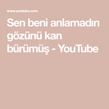 Sen Beni Anlamadin Gozunu Kan Burumus Youtube