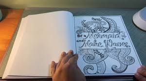 ✨ turn up the volume! Coloring Book Review Cra Z Art Magical Mermaids Youtube