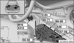 Bmw 5 Series E60 E61 2003 2010 Fuse Box Diagram Bmw 5 Series Bmw Electrical Wiring Diagram