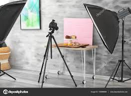 Photo Studio With Professional Lighting Equipment Stock Photo C Belchonock 153066938