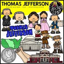 One aspect of his life that had historians quibbling for nearly two centuries was the nature of his relationship with a woman named sally hemings, a slave he owned. Thomas Jefferson Clip Art Bundle Educlips Clipart By Educlips Tpt
