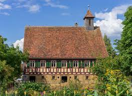 Bahnhofstraße 2 74635 kupferzell deutschland. Datei Hohenloher Freilandmuseum Baugruppe Hohenloher Dorf Haus Frank Ansicht Uber Bauerngarten 1 Jpg Wikipedia