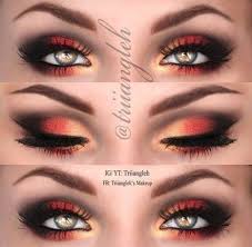 New Makeup Red Eyeshadow Lipstick Colors 17 Ideas Fire Makeup Red Eyeshadow Makeup Eyeshadow