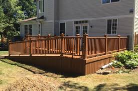 Trex Tree House Deck With Ada Ramp Gurnee Rock Solid Builders Inc Deck Designs Backyard Tree House Deck Ramp Design