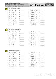 Daher muss man dividieren (hat punkte dabei) bevor man addiert (+ hat striche im zeichen). Proben Mathematik Klasse 3 Grundschule Catlux