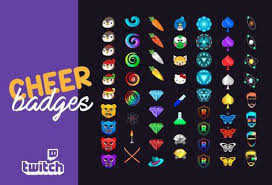 Bits To Usd Twitch Converter 1 Custom Twitch Cheer Badge Or Sub Badges Twitch Cheer Twitch Badge