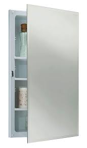 Recessed mount medicine cabinet in basic white (1459) at ferguson. Jensen B773385 Frameless Horizon Single Door Recessed Medicine Cabinet Buy Online In Gambia At Gambia Desertcart Com Productid 1619932