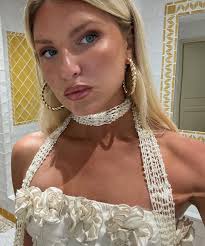 Yup, we just launched a pearl neck scarf that will be the next hottest  trend. @acquired.style spotted.