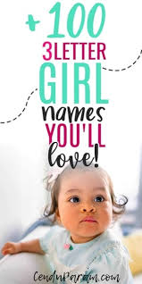 Yes, the meaning of a name is important, but what can possibly decide your child's destiny is the initial you pick for him. 3 Letter Girl Names With Meanings Cenzerely Yours
