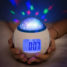 3.4 out of 5 stars 1,228. Uhren Teile Zubehor Music Starry Star Snooze Alarm Clock Kids Room Calendar Light Projector Maqpanel