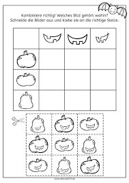 Halloween Matrix Aufmerksamkeit Optische Wahrnehmung Feinmotorik Vorschule Grundschule Kombinatorik Logik Vorschule Halloween Halloween Arbeitsblatter