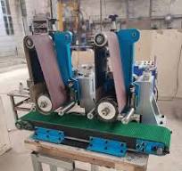Small Flat Aluminium Copper Ss Sheet Surface Grinding Buffing Polishing  Machine