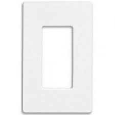Lutron Cw 1 Wh Screwless Wall Plate Claro 1 Gang Decora Style Gloss White Plates On Wall Light Switch Covers Lutron