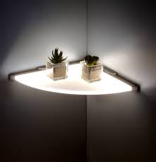 3w led wall light fixture detector pir motion sensor corner lamp steps hallway. Bathroom Foxy Lighting Corner Led Shelf Home Kitchen Illuminated Shelving Wall Mounted Shelves Lights Interior Led Lights Glass Shelves Corner Lighting Ideas