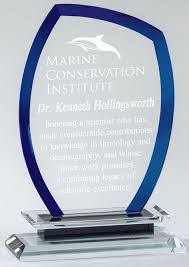 Our Blue Essex Crystal Award Features A Clear Piece Of Crystal With A Blue Edge It Is Mounted On A 2 Layer Crystal Bas Crystal Awards Crystals Engraved Awards
