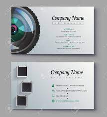 Photography business cards a photograph isn't always necessary to show that you have a photography business. Photographer Business Card Template Design For Photography Studio Royalty Free Cliparts Vectors And Stock Illustration Image 98388079