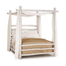 At your doorstep faster than ever. Rustic Canopy Bed 4090 In Antique White Finish By La Lune Collection Timmerhus Sma Traprojekt