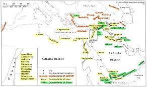 the table of nations ham shem and japheth sons of noah