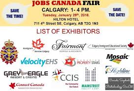 List Of Hiring Companies For Calgary Job Fair January 29th 2019 1 4pm At The Radissonhotel Free Admission Hundreds Of Jobs Job Fair Job Marketing Jobs