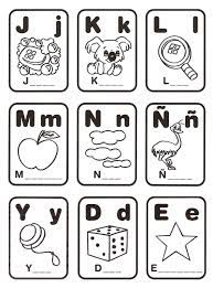 Una buena actividad para que aprendan a leer, a modo de juego. Loteria De Alfabeto Para Imprimir Imagui Alphabet Word Wall Cards Printable Flash Cards Alphabet Wall Cards