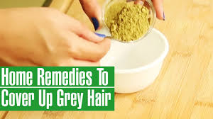 Each one of us want to stay young forever, but no one can stop the flow of time. How To Cover Grey Hair At Home Natural Remedies To Color Hair Youtube