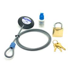 The padlock compatible sliding bar secures the arm brackets to the wall plate to prevent removal of the tv. Tv Lock Tv Theft Prevention Tv Cable Lock