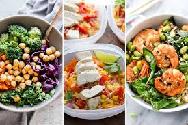 Separately in a small bowl, add a few tablespoons of water and 1 tbsp arrowroot or cornstarch (to thicken the sauce). Meal Prepping Bowl Recipes 9 Ideas So Your Lunches Are Stress Free Eatwell101