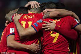 Spain 4 0 Macedonia Monreal Strike Helps Hosts Towards Easy Win Spain Macedonia Victorious