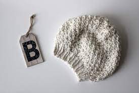 Maybe you would like to learn more about one of these? Amazon Com Knitted Beret Slouchy Beanie In Cream Adult Handmade