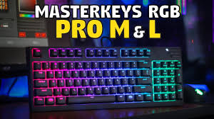 In a market that is becoming increasingly competitive for rgb boards, finding out how the masterkeys line stood up to the competition was quite a task. Cooler Master Masterkeys Pro M L Rgb Mechanical Keyboards Unboxing Review Youtube