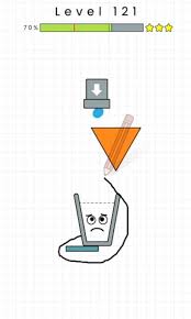Either remove blocks to get the glass to the bottom without spilling, fill the cup up with water or flip the glass into the correct location. Happy Glass Level 121 140 Walkthrough 3 Stars Tip Topgames Com